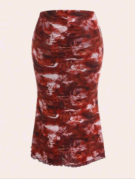 Червена Пола Shein 1X