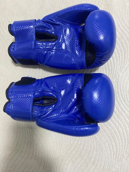 Manusi de box * Albastru * 8 oz * Piele naturala