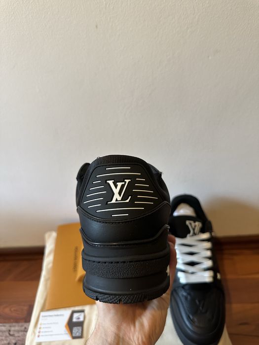 Louis Vuitton Trainer Black Embossed Monogram