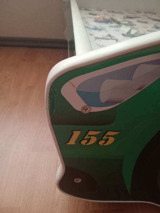 Pat de copii 160x80 cu saltea+ cadou hinta copii