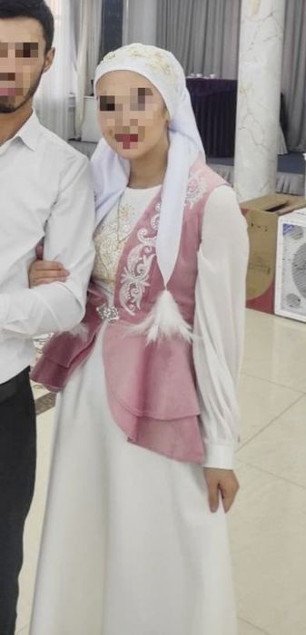 Платье с кажекей