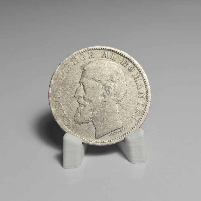 Moneda 1 leu 1894 Carol