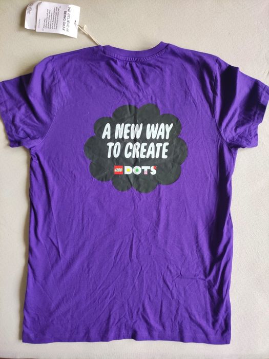 Нова тениска с етикет Lego Dots