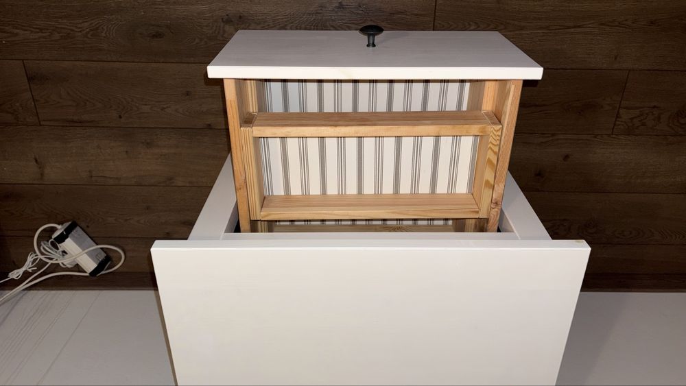 Noptiera albă IKEA Hemnes