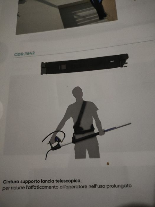 Lance telescopică spălat fațade,geamuri 250-640cm+ pistol + furtun 2mt