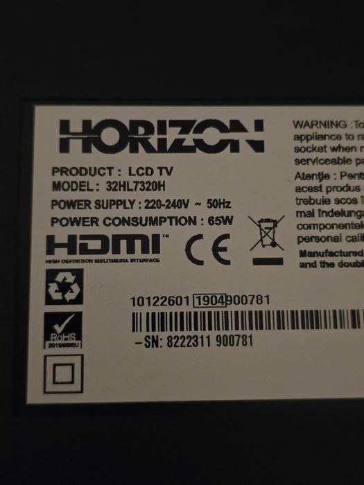 Televizor Horizon 32" Defect