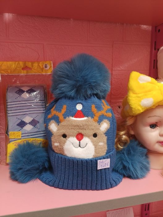 Зимни детски шапки