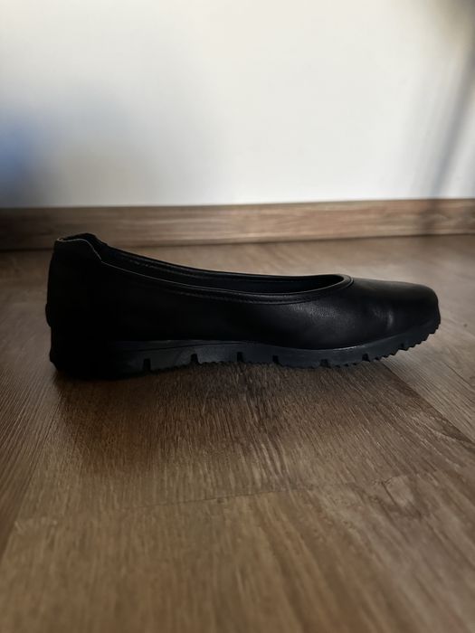 Balerini negri din piele Benvenutti mărimea 37