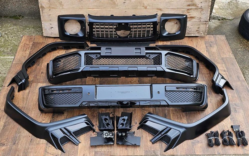 Брони, раздувки решетка  Mercedes G-class W464 MAGNO BLACK NIGHT