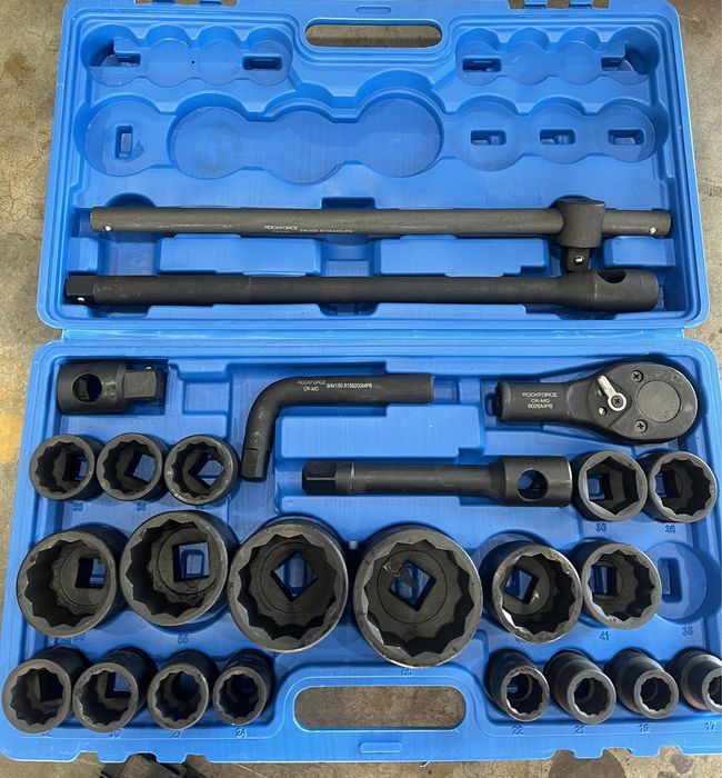 Гедоре с ударни вложки 26 части 3/4 12-стенно RockForce