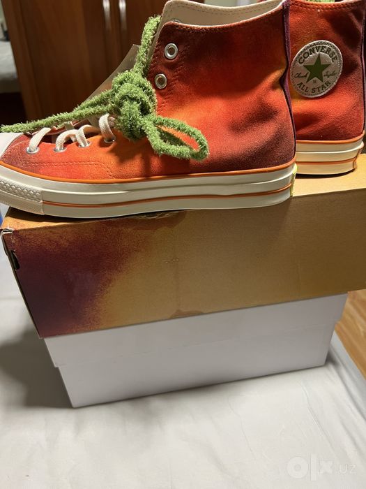 Converse x CONCEPTS CT70 HI  US10 замша, расцветка :нектарин.
