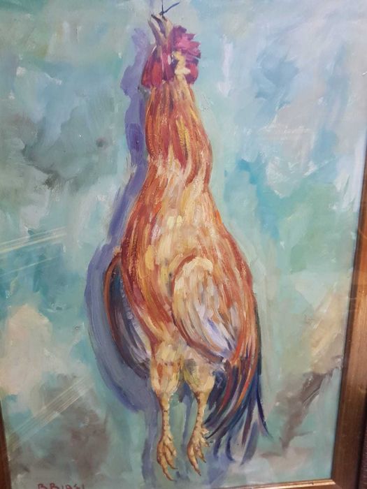 Tablou vechi,pictura in ulei!