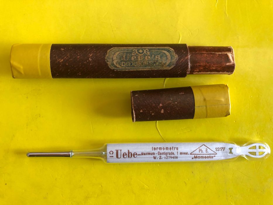 Termometru medical Uebe`s Interbelic