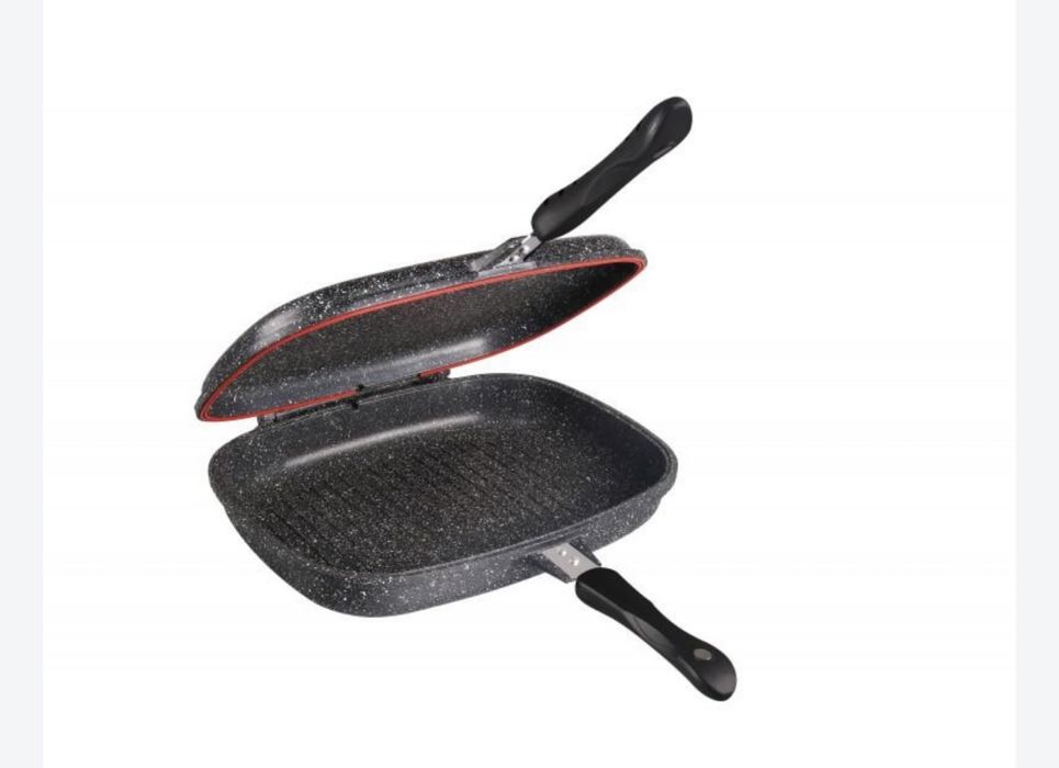 Tigaie Dubletta ,o parte plata si una grill