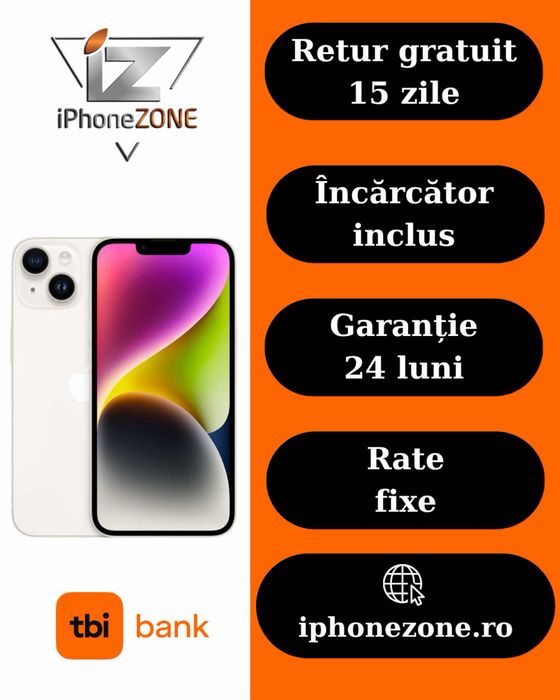Iphone 13 256GB 100% garantie Rate BuyBack - iphonezone.ro
