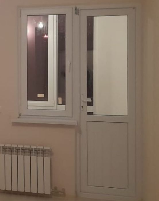 Пластиковые окна с дверью