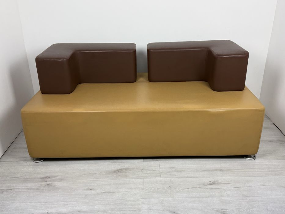 Steelcase немски офис диван с естествена кожа