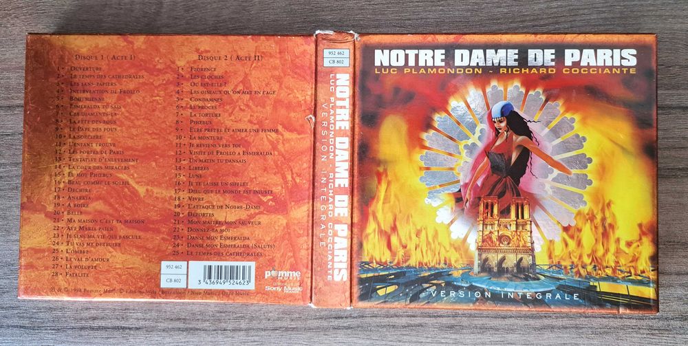 Luc Plamondon & Richard Cocciante - Notre Dame De Paris (Version Intégrale) 2 CD Box