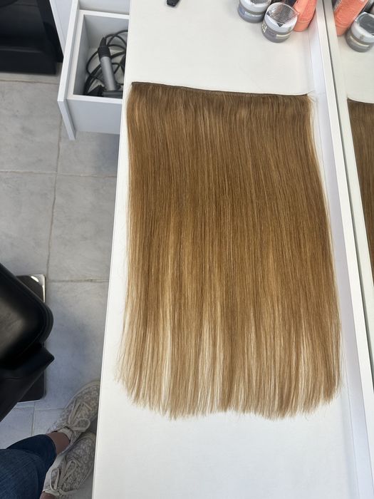 Екстеншъни с премиси естествена коса Купувана от Салон Ванет