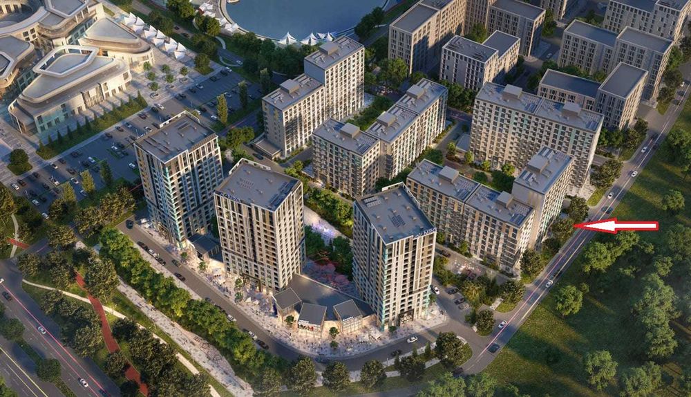 Продаётся новая своя 2/1/12 в ЖК NRG YANGI BAXT с кадастром