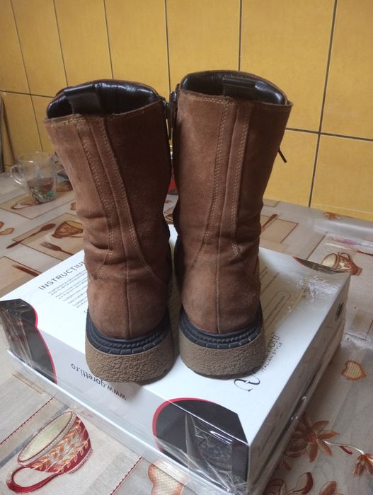 Ghete piele îmblănite