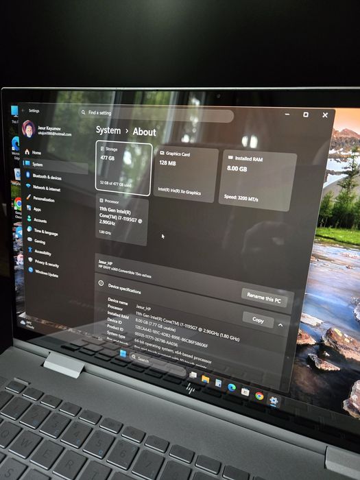 HP Envy 360 Core i7 срочно