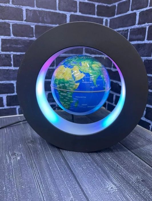 Левитирующий Глобус с подсветкой школьный ночник