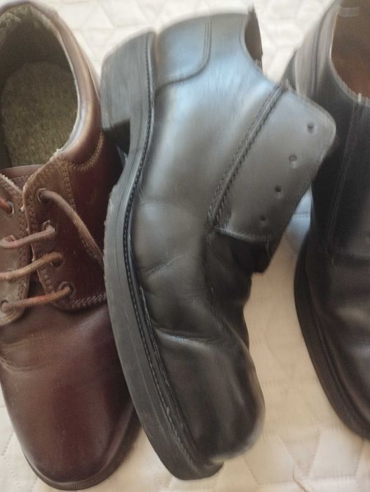 Мъжки обувки (естествена кожа) нови и обувани няколко пъти 45.46