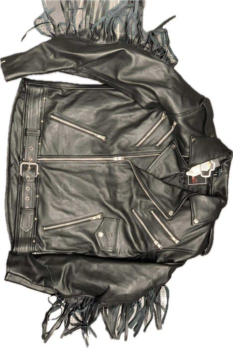 Кожено мото яке Motomall Rock  ресни 2024 г.