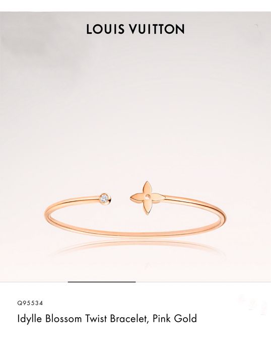 Позлатени гривни LOUIS VUITTON Idylle Blossom 750/18k