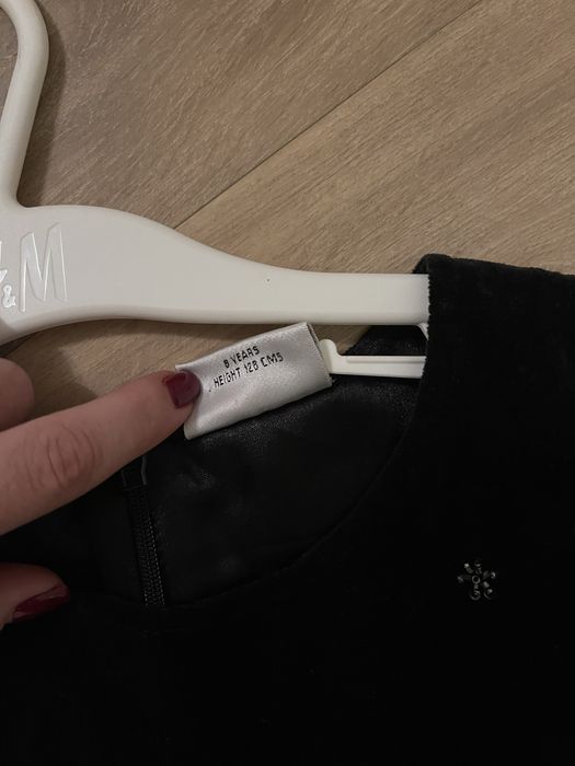 Rochita catifea fetita 8 ani 128 cm marca NEXT