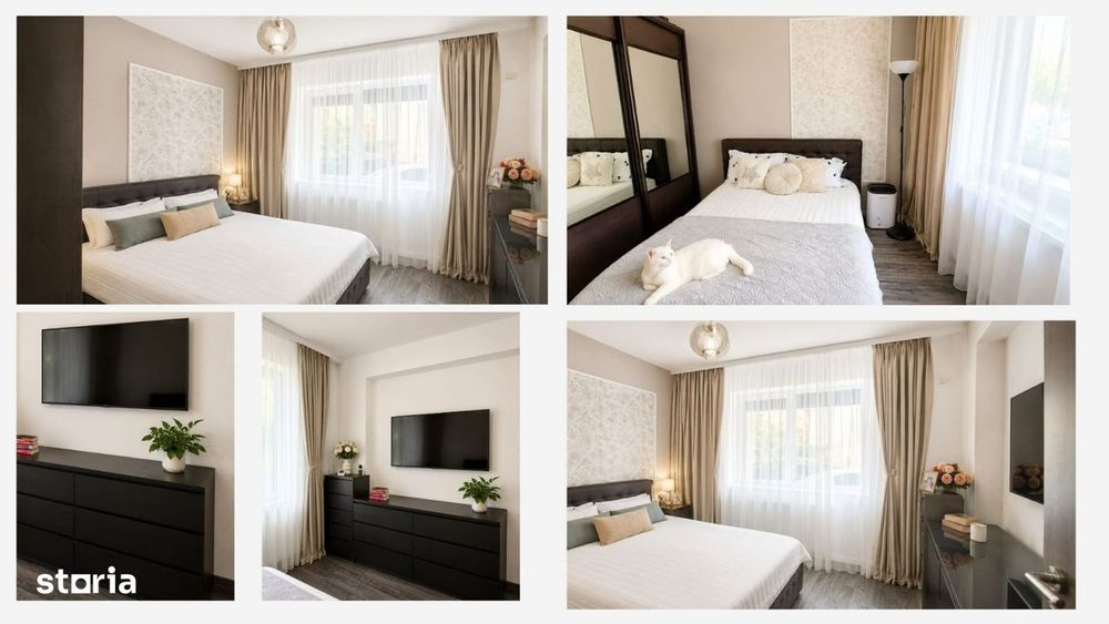Apartament 3 camere cu  Curte