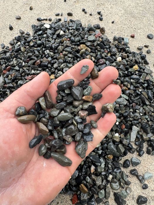 Речная серая галька 5-20 мм