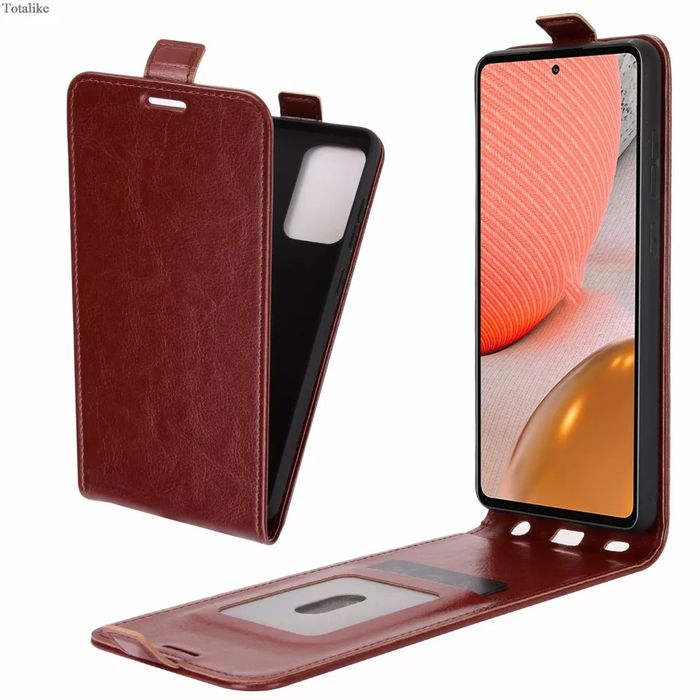 Samsung Galaxy A23 A03 S20 Ultra / Вертикален кожен калъф кейс