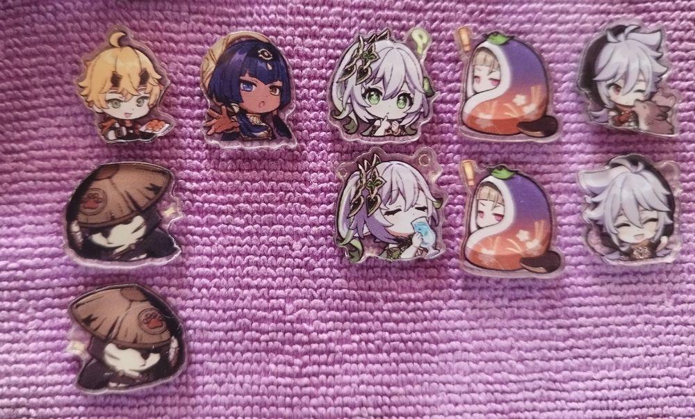 Genshin impact епоксидни мини фигурки