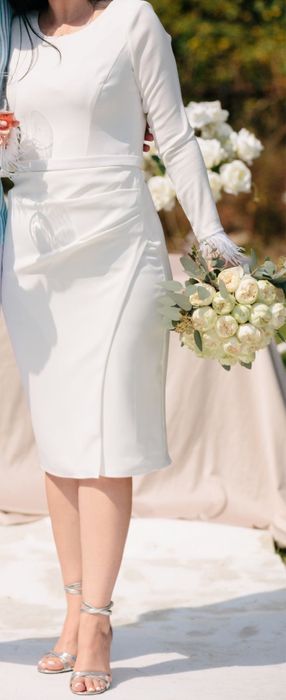 Rochie cununie civila, creatie Olga Pop