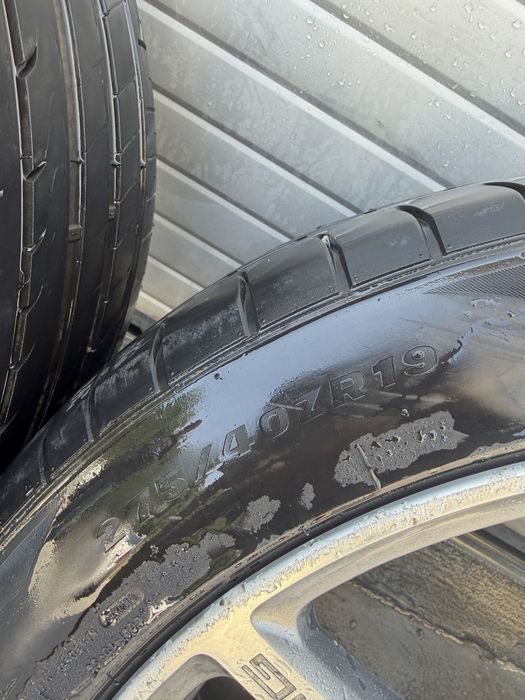 Продавам комплект джанти с гуми. Mercedes OEM AMG 5x112 19