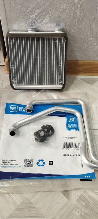 Печка (радиатор) ОРИГИНАЛ GM спарк 1.25 КОМПЛЕКТ