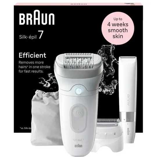 Epilator BRAUN SE7-441, 40 pensete, 2 viteze, 5 accesorii