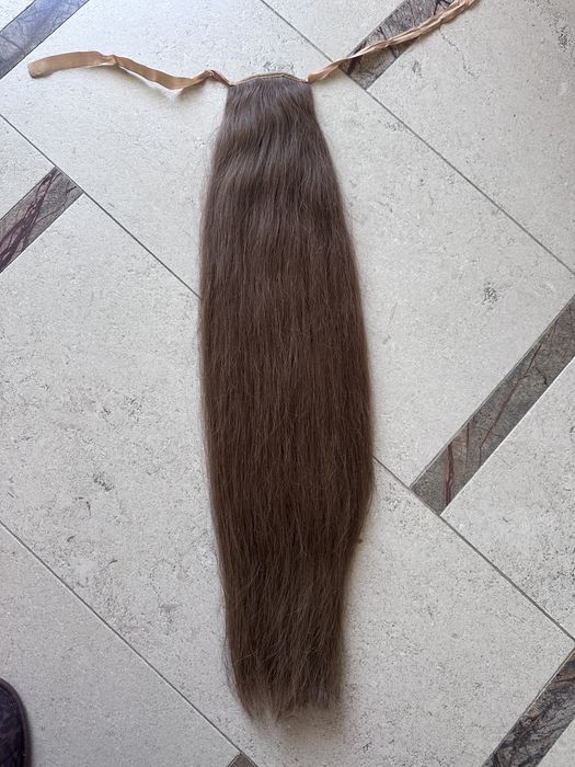 Coada din par natural 65 cm oskar shop