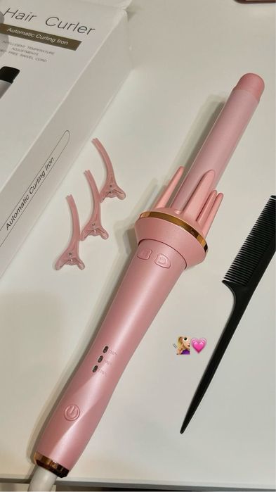 Автоматическая плойка, укладка за 10-15мин, 3 разных насадок диаметр