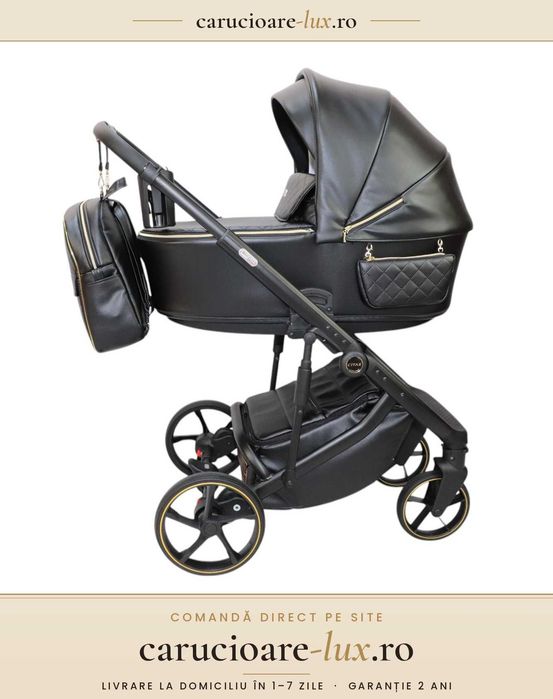 Cărucior 4 în 1 Sojan Citax Exclusive Negru Total – carucioare-lux.ro