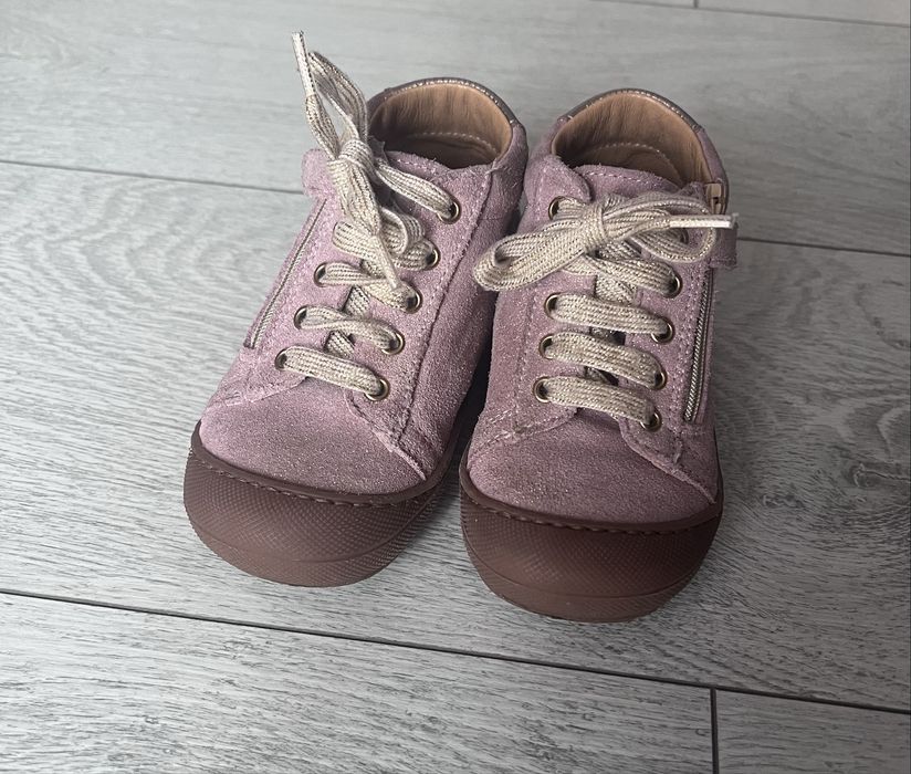 Ghete piele intoarsa primavara toamna marime 24