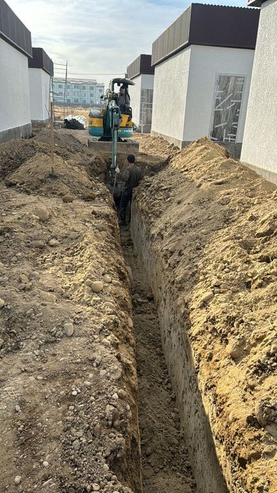 Водопровод  мини экскаватор су