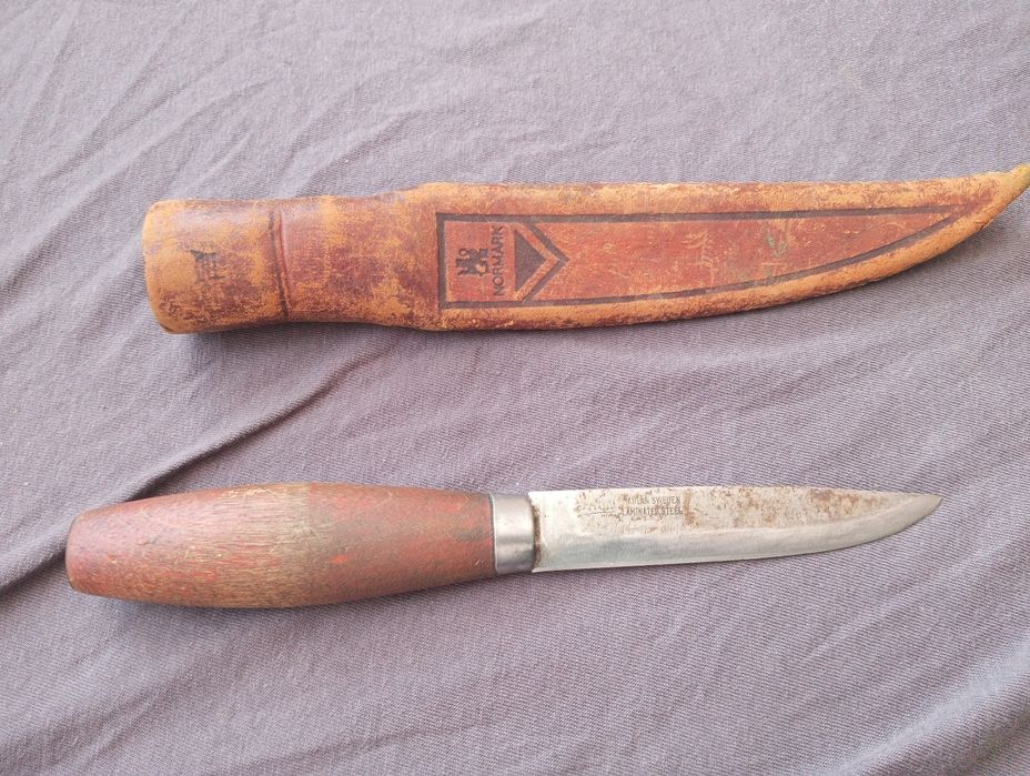 Cuțit vechi Frost-Mora Suedia/maceta veche