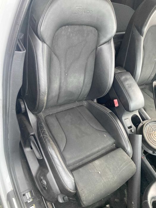 Полу кожен салон ауди q3 ку3 audi s-line рекаро