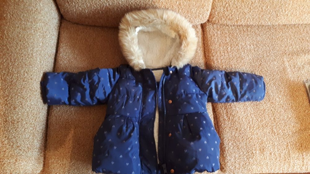 Бебешко зимно яке с много мека подплата