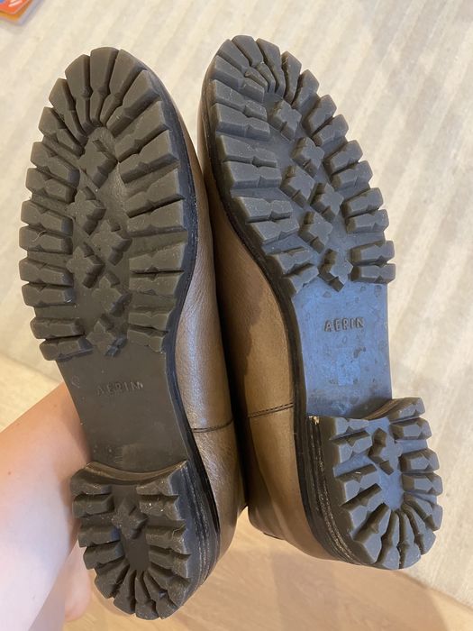 Cizme piele+piele intoarsa