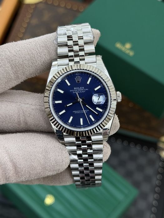 Rolex Date-Just 41mm Blue Dial