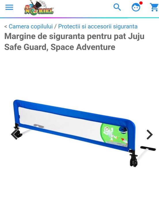 Margine de siguranță pat copii